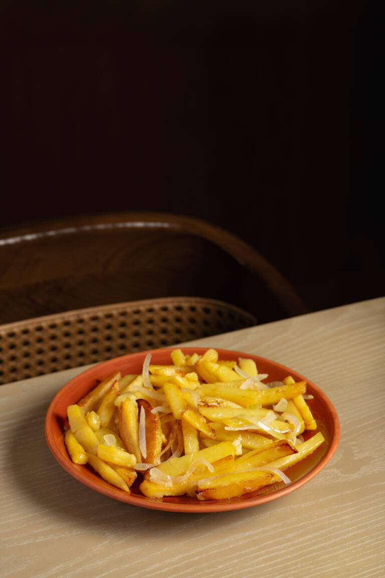 Village-style fried potatoes